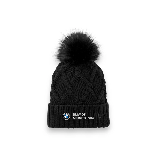 Faux Fur Pom Beanie